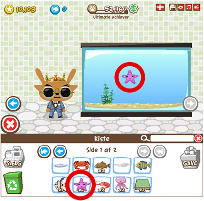 Pet Society - Recycle your fish!